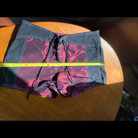 Jealousy Drawstring Closure Faux Silky Feel Shorts - Picture 5 of 16